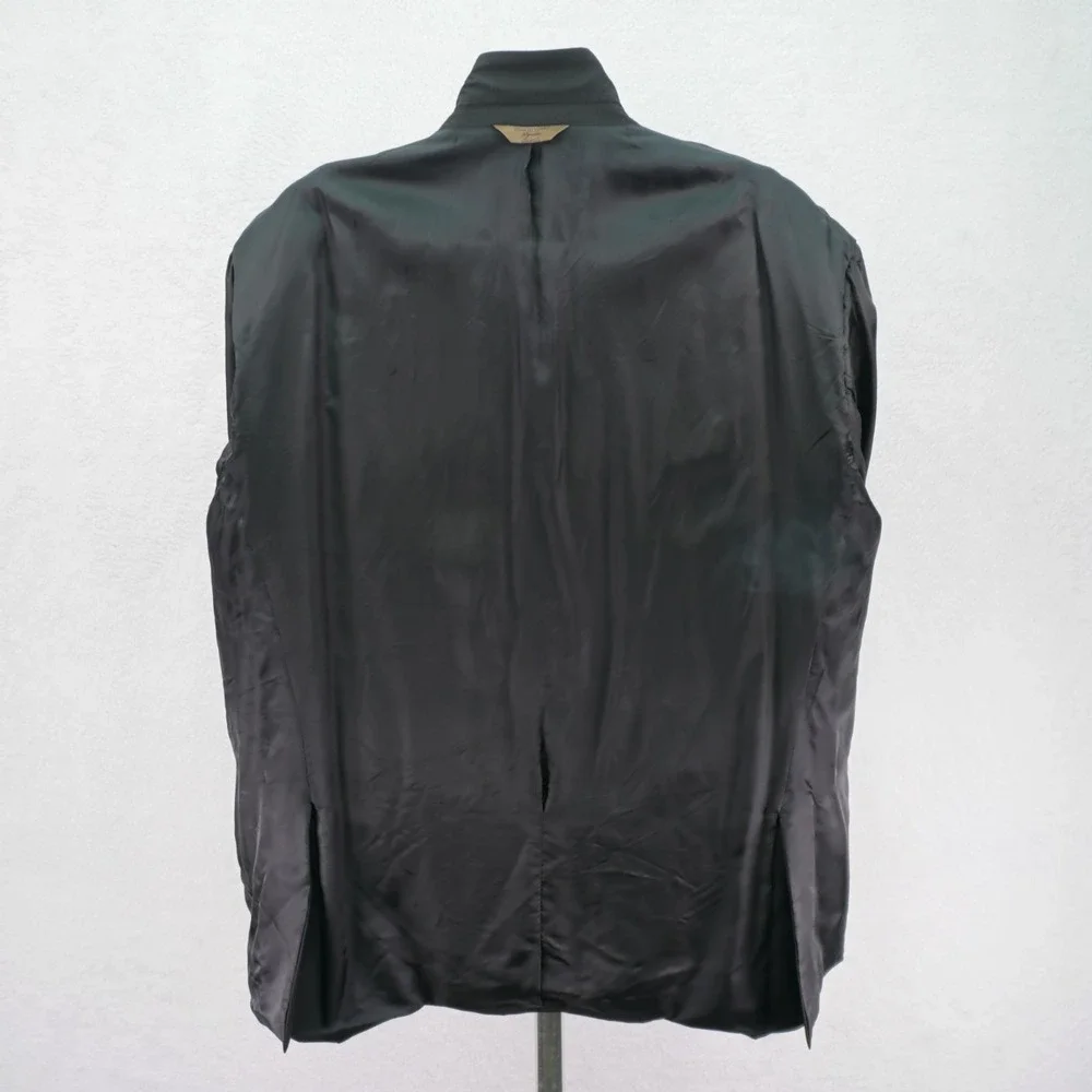 Pronto Uomo Signature Italy Black Super‎ 120s Wool Blazer 56L / Slim Fit 58L
